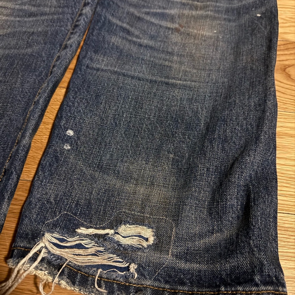 No Faith Studios Distressed/thrashed denim - Picture 4 of 5